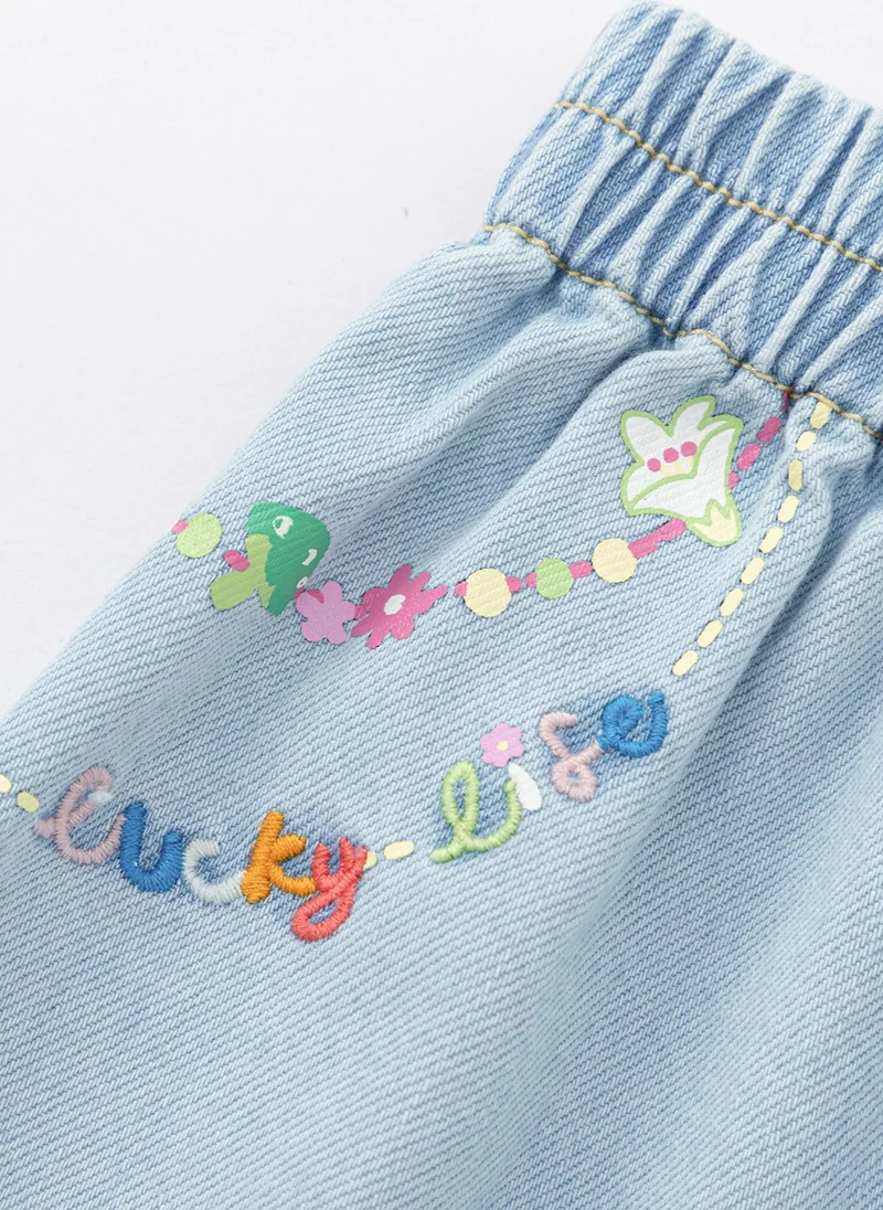 Balabala Sky Blue Toddler Girls Denim skirt for Women | Best Price UAE